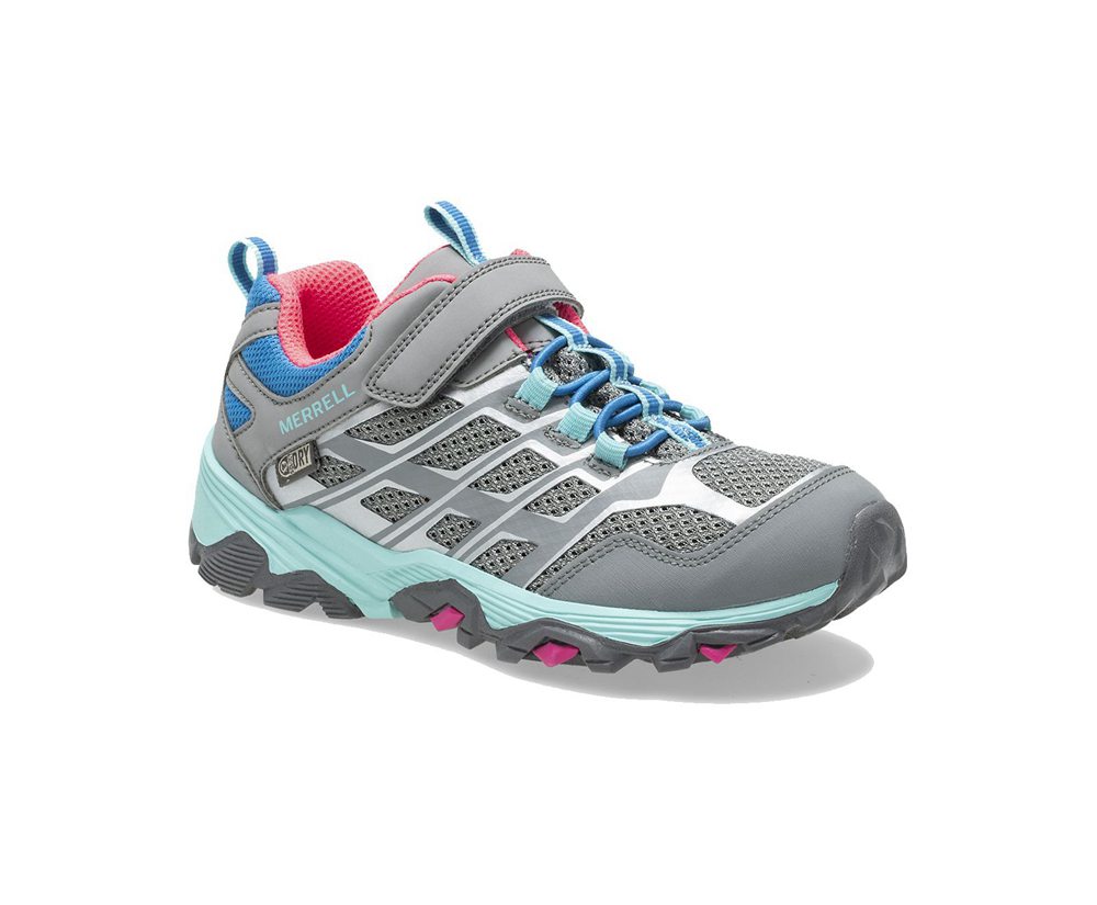 Merrell Sneakers Grey - Moab FST Low A/C Waterproof - Kids 78VTWOBED